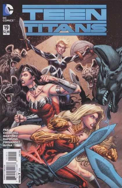 Teen Titans, Vol. 5 Who is Wonder Girl?, Part 3 |  Issue#19A | Year:2016 | Series: Teen Titans | Pub: DC Comics | Ian Churchill Regular