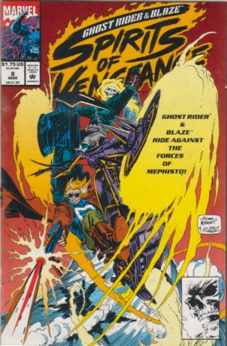 Ghost Rider / Blaze: Spirits of Vengeance The Great Hunt, Part 2: Devil Dance |  Issue#8A | Year:1993 | Series:  | Pub: Marvel Comics |