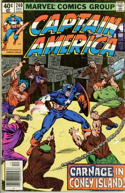 Captain America, Vol. 1 Gang Wars! |  Issue#240B | Year:1979 | Series: Captain America | Pub: Marvel Comics | Newsstand Edition