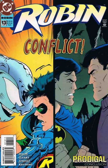 Robin, Vol. 2 Prodigal - Wings Over Gotham |  Issue#13A | Year:1994 | Series: Robin | Pub: DC Comics | Direct Edition