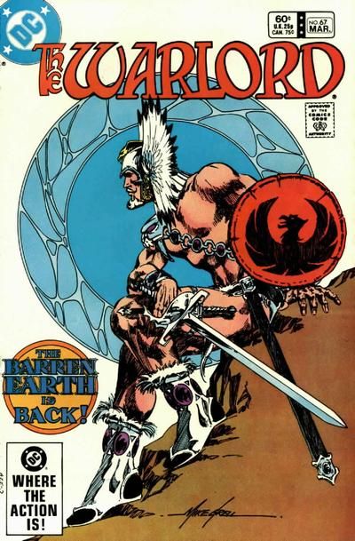 Warlord, Vol. 1 The Mark / The City in the Sands |  Issue#67A | Year:1982 | Series: Warlord | Pub: DC Comics | Direct Edition