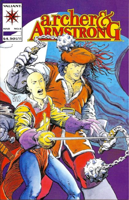 Archer & Armstrong, Vol. 1 The Musketeers |  Issue#8 | Year:1993 | Series:  | Pub: Valiant Entertainment | Flipbook, with Eternal Warrior #8
