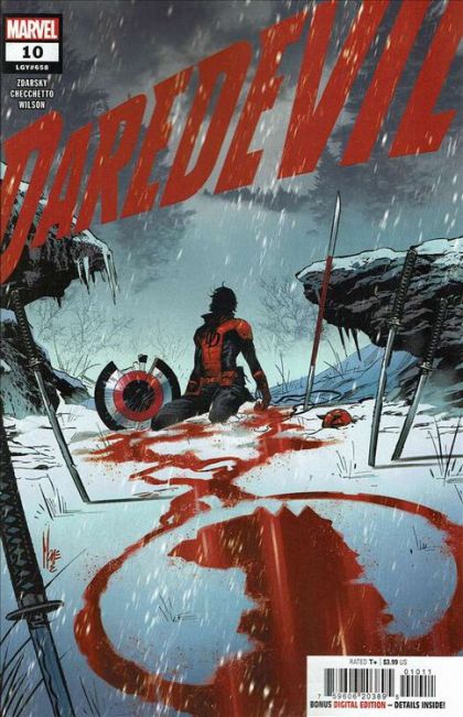 Daredevil, Vol. 7 The Red Fist |  Issue#10A | Year:2023 | Series: Daredevil | Pub: Marvel Comics | Marco Checchetto Regular