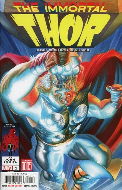 The Immortal Thor All Weather Turns To Storm |  Issue#1A | Year:2023 | Series: Thor | Pub: Marvel Comics | Alex Ross Regular