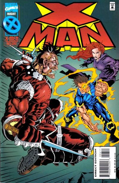 X-Man Earthly Delights |  Issue#6A | Year:1995 | Series: X-Men | Pub: Marvel Comics | Direct Edition