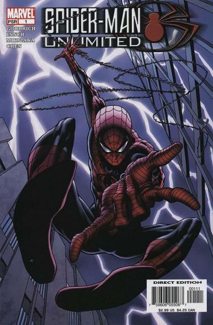 Spider-Man Unlimited, Vol. 3 Human Interest / Slyde into Destiny |  Issue#1 | Year:2004 | Series: Spider-Man | Pub: Marvel Comics | Regular Andy Kubert Cover