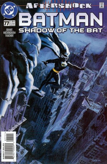 Batman: Shadow of the Bat Aftershock - Arwin's Theory Of Devolution |  Issue#77A | Year:1998 | Series: Batman | Pub: DC Comics | Direct Edition