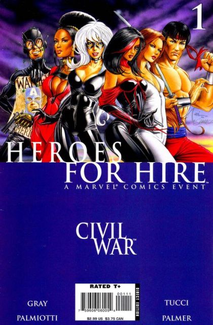 Heroes For Hire, Vol. 2 Civil War - Taking it to the Streets, Part 1 |  Issue#1A | Year:2006 | Series: Heroes For Hire | Pub: Marvel Comics |