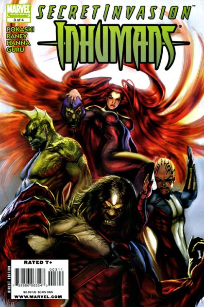 Secret Invasion: Inhumans Secret Invasion - Family, Part 3 |  Issue#3 | Year:2008 | Series: Secret Invasion | Pub: Marvel Comics |