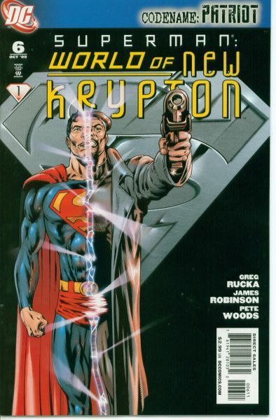 Superman: World of New Krypton Codename: Patriot - World of New Krypton, Part Six |  Issue#6A | Year:2009 | Series: Superman | Pub: DC Comics | Fernando Dagnino & Raul Fernandez cover