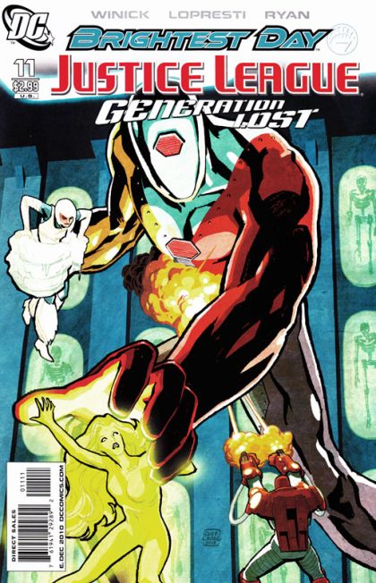 Justice League: Generation Lost Brightest Day - Generation Lost, Heavy Metal Poisoning |  Issue#11A | Year:2010 | Series:  | Pub: DC Comics | Cliff Chiang Regular Cover