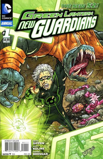 Green Lantern: New Guardians Annual The Show Must Go On! |  Issue#1 | Year:2013 | Series: Green Lantern | Pub: DC Comics | Scott Kolins Regular