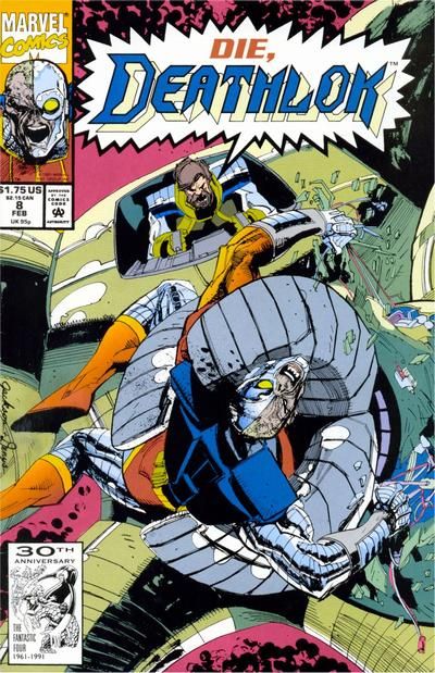Deathlok, Vol. 2 The Ultimate War Machine |  Issue#8A | Year:1991 | Series: Deathlok | Pub: Marvel Comics | Direct Edition