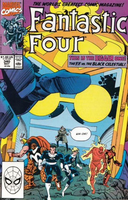 Fantastic Four, Vol. 1 Double Trouble |  Issue#340A | Year:1990 | Series: Fantastic Four | Pub: Marvel Comics | Direct Edition