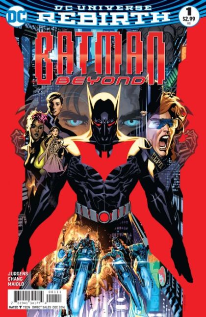 Batman Beyond, Vol. 6 Escaping the Grave, Part One |  Issue#1A | Year:2016 | Series: Batman | Pub: DC Comics | Ryan Sook Regular Cover