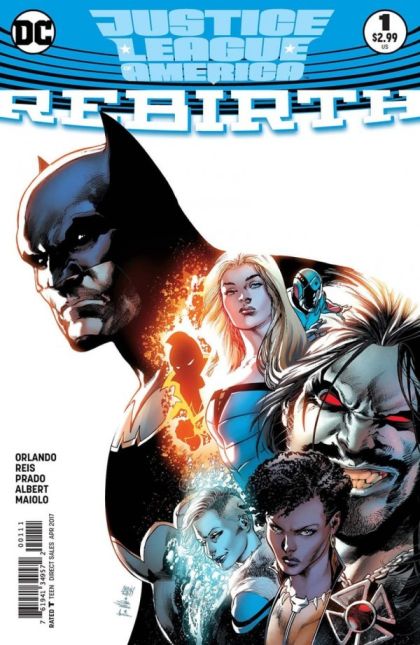 Justice League Of America: Rebirth Rebirth, JLA Rebirth |  Issue#1A | Year:2017 | Series:  | Pub: DC Comics | Regular Ivan Reis Cover