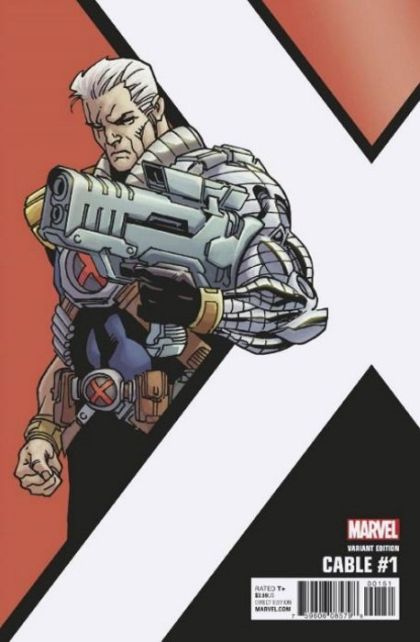 Cable, Vol. 3 Conquest: Chapter One |  Issue#1E | Year:2017 | Series:  | Pub: Marvel Comics | Incentive Leonard Kirk Corner Box Variant Cover