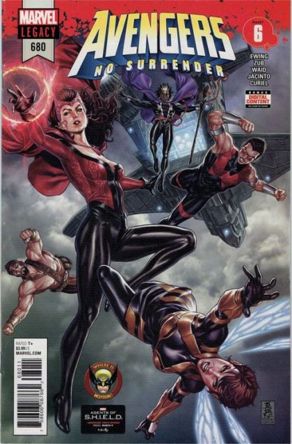 Avengers, Vol. 7 No Surrender, Part Six |  Issue#680A | Year:2018 | Series: Avengers | Pub: Marvel Comics | Regular Mark Brooks Cover