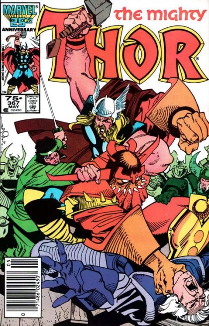 Thor, Vol. 1 The Harvest of the Seasons |  Issue#367B | Year:1986 | Series: Thor | Pub: Marvel Comics | Newsstand Edition