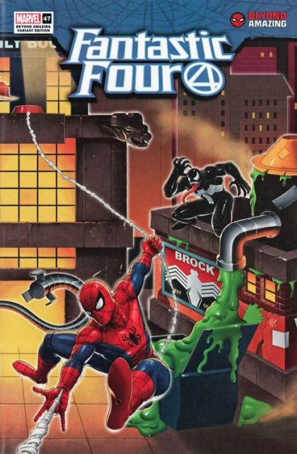 Fantastic Four, Vol. 6 A.X.E.: Judgment Day - The Taking of Baxter 1-2-3-4, Judgment Times Four |  Issue#47C | Year:2022 | Series: Fantastic Four | Pub: Marvel Comics | John Tyler Christopher Beyond Amazing Spider-Man Wraparound Variant