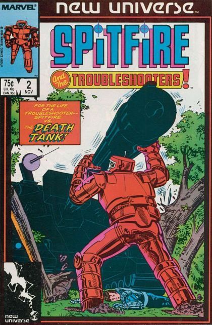 Spitfire and the Troubleshooters "Behemoth" |  Issue#2A | Year:1986 | Series: New Universe | Pub: Marvel Comics | Direct Edition
