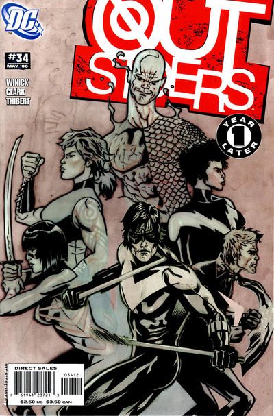 Outsiders, Vol. 3 The Good Fight, Cain & Abel |  Issue#34C | Year:2006 | Series: Outsiders | Pub: DC Comics | 2nd Print