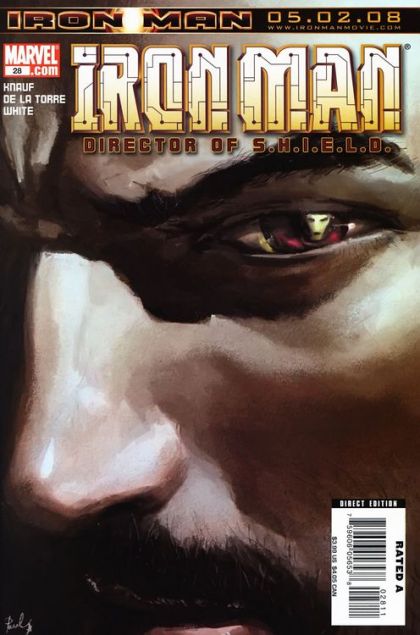 Iron Man, Vol. 4 Haunted, Part 8 |  Issue#28A | Year:2008 | Series: Iron Man | Pub: Marvel Comics | Direct Edition