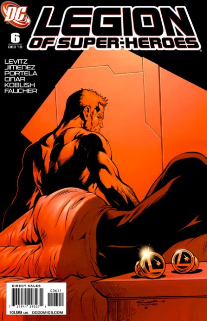 Legion of Super-Heroes, Vol. 6  |  Issue#6A | Year:2010 | Series: Legion of Super-Heroes | Pub: DC Comics | Yildiray Cinar & Wayne Faucher Regular Cover
