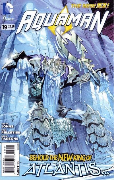 Aquaman, Vol. 7 Death Of A King, Death Of A King Chapter Two |  Issue#19A | Year:2013 | Series: Aquaman | Pub: DC Comics | Paul Pelletier Regular Cover