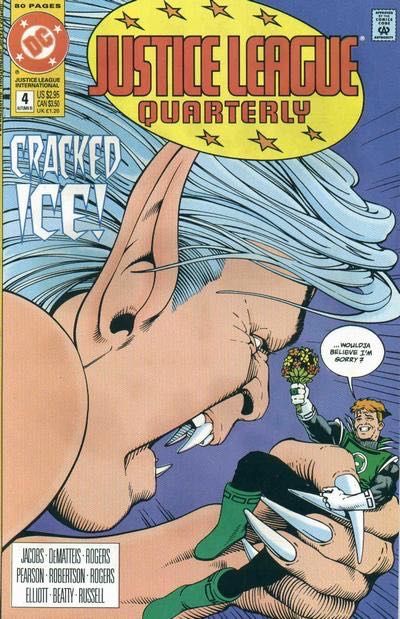 Justice League Quarterly The Sunnie Caper / Cracked Ice / Food For Thought / Saturday Night / A Mouse In The House / A Day In The Life |  Issue#4A | Year:1991 | Series: JLA | Pub: DC Comics | Direct Edition