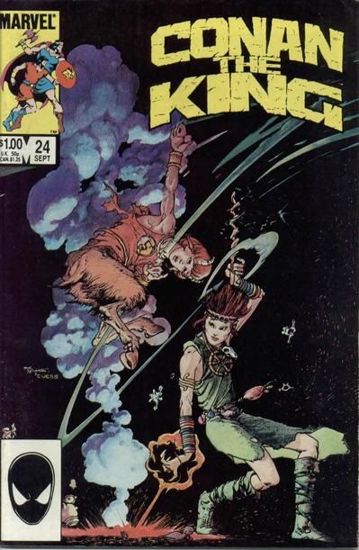 King Conan / Conan the King Fragments: A Witch's Tale |  Issue#24A | Year:1984 | Series: Conan | Pub: Marvel Comics |