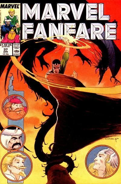 Marvel Fanfare, Vol. 1 How You Gonna Keep 'Em Down on the Farm After They've Seen Asgard? / Synchronicity |  Issue#37 | Year:1987 | Series:  | Pub: Marvel Comics |