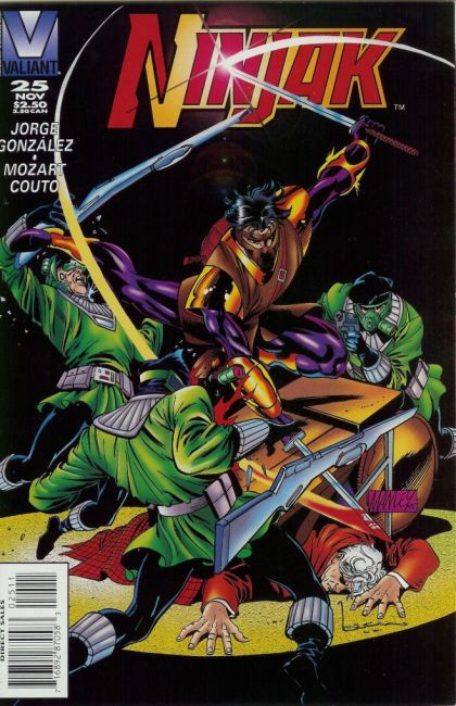 Ninjak, Vol. 1 Killzone |  Issue#25 | Year:1995 | Series: Ninjak | Pub: Valiant Entertainment |