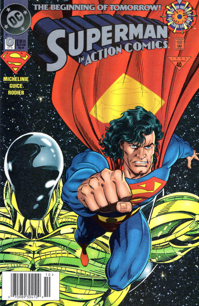 Action Comics, Vol. 1 Peer Pressure - Peer Pressure, The Yesterday Man |  Issue#0C | Year:1994 | Series:  | Pub: DC Comics | Newsstand Edition