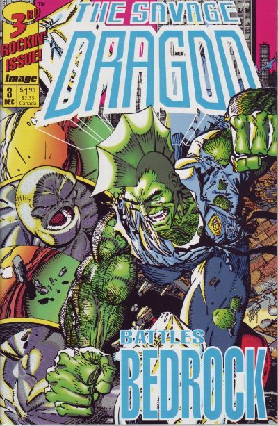 Savage Dragon, Vol. 1 Rock This Town |  Issue#3A | Year:1992 | Series: The Savage Dragon | Pub: Image Comics |