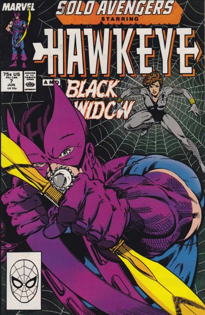 Solo Avengers Hijacked! / The Token |  Issue#7A | Year:1988 | Series:  | Pub: Marvel Comics | Direct Edition
