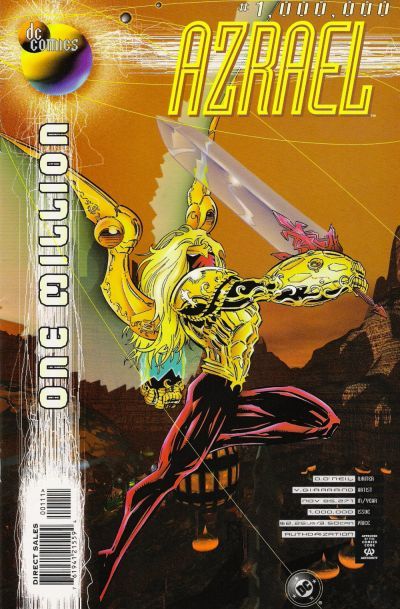 Azrael, Vol. 1 One Million - Angel Wings |  Issue#1000000 | Year:1998 | Series:  | Pub: DC Comics | Vince Giarrano Regular Cover
