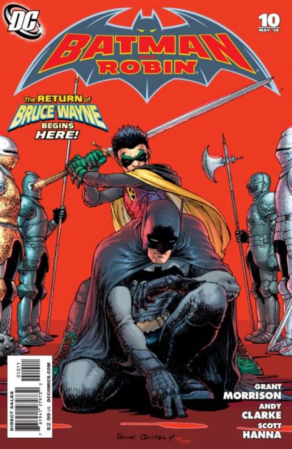 Batman and Robin, Vol. 1 The Return of Bruce Wayne - Batman vs. Robin, Part 1: the Haunting of Wayne Manor |  Issue#10A | Year:2010 | Series: Batman | Pub: DC Comics | Frank Quitely Regular Cover