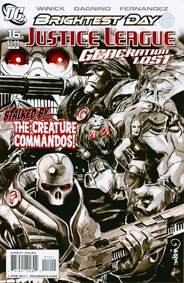 Justice League: Generation Lost Brightest Day - Scary Monsters |  Issue#16A | Year:2010 | Series:  | Pub: DC Comics | Dustin Nguyen Regular Cover