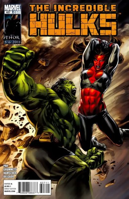 The Incredible Hulks The Spy Who Smashed Me, Part 2 |  Issue#627A | Year:2011 | Series: Hulk | Pub: Marvel Comics | Doug Braithwaite Regular