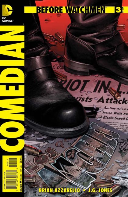 Before Watchmen: Comedian Play with Fire / The Curse of the Crimson Corsair - The Evil That Men Do...!, Part Five |  Issue#3A | Year:2012 | Series: Watchmen | Pub: DC Comics | J.G. Jones Regular Cover