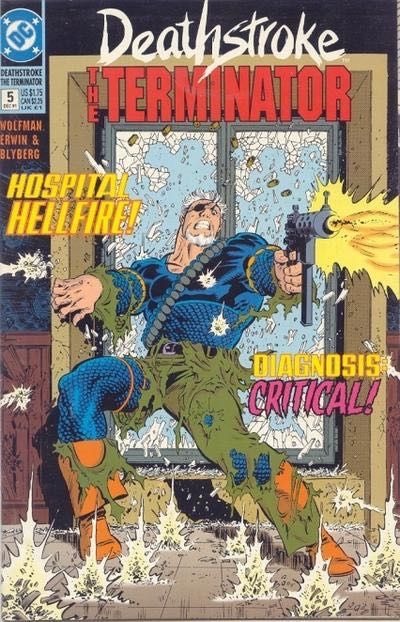 Deathstroke, The Terminator Revelations And Revolutions |  Issue#5 | Year:1991 | Series: Deathstroke | Pub: DC Comics |