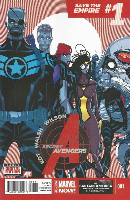 Secret Avengers, Vol. 3 Save the Empire, Part 1 |  Issue#1A | Year:2014 | Series: Avengers | Pub: Marvel Comics | Regular Tradd Moore Cover