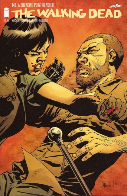 The Walking Dead No Turning Back, A Breaking Point Reached |  Issue#146 | Year:2015 | Series: The Walking Dead | Pub: Image Comics | Charlie Adlard & Dave Stewart Regular Cover