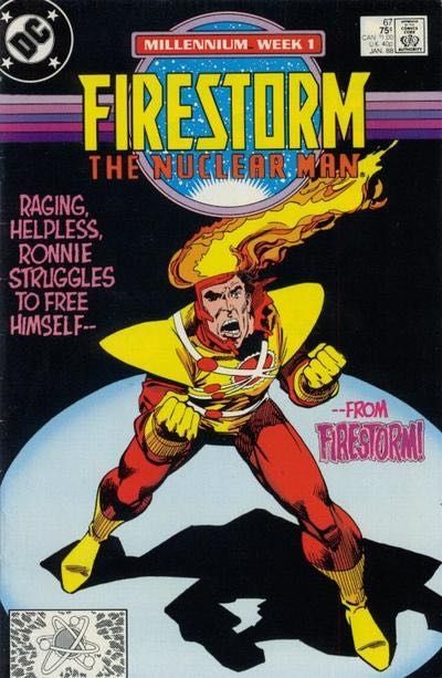 Firestorm, the Nuclear Man, Vol. 2 (1982-1990) Millennium - Dialogues |  Issue#67A | Year:1987 | Series: Firestorm | Pub: DC Comics | Direct Edition
