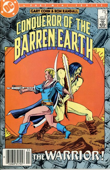 Conqueror of the Barren Earth The Warrior |  Issue#3B | Year:1985 | Series:  | Pub: DC Comics | Newsstand Edition