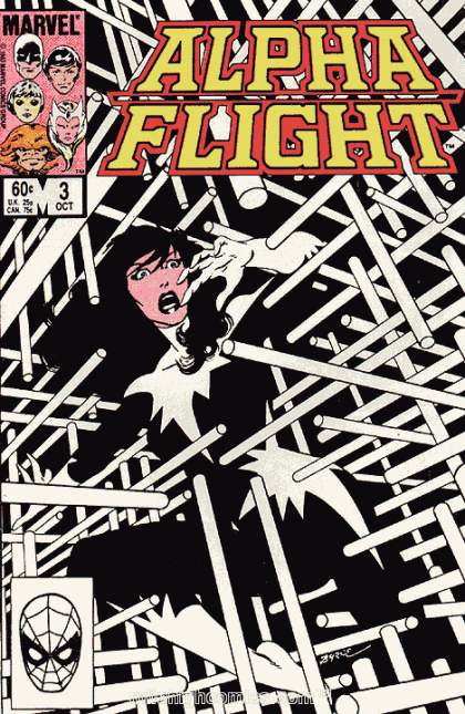 Alpha Flight, Vol. 1 Yesterday Man |  Issue#3A | Year:1983 | Series: Alpha Flight | Pub: Marvel Comics | Direct Edition