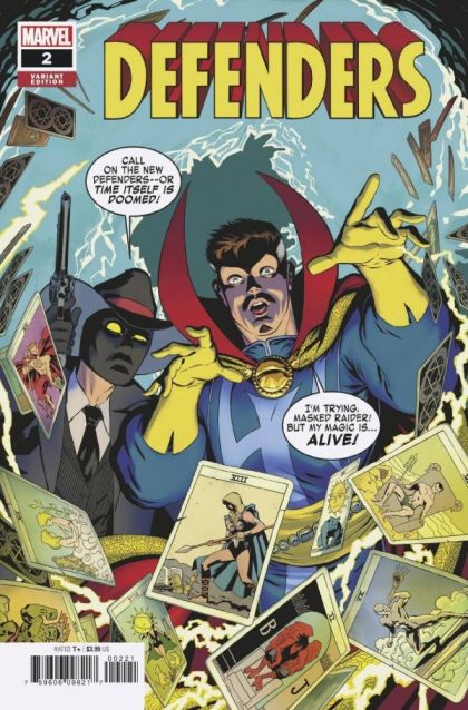 The Defenders, Vol. 6 "Sixth Cosmos: Judgment!" |  Issue#2B | Year:2021 | Series:  | Pub: Marvel Comics | Variant Javier Rodriguez Teaser Cover
