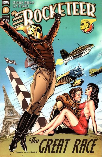 The Rocketeer: The Great Race  |  Issue#1B | Year:2022 | Series:  | Pub: IDW Publishing | Stephen Mooney Variant