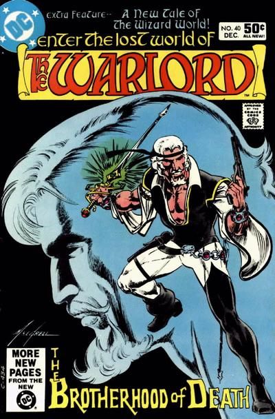 Warlord, Vol. 1 The Brotherhood Of Death; The Book of the Dead |  Issue#40A | Year:1980 | Series: Warlord | Pub: DC Comics | Direct Edition